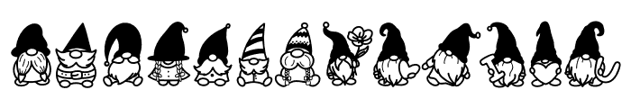 Dwarf doodle Font UPPERCASE