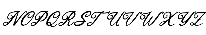 Dyatorn Italic Font UPPERCASE