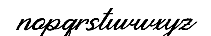 Dyatorn Italic Font LOWERCASE