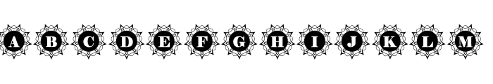 Dyla Invert Monogram Font LOWERCASE