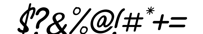 Dylema Italic Font OTHER CHARS