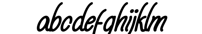 Dylema Italic Font LOWERCASE