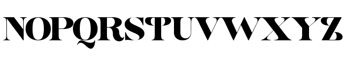 Dynasti Display Regular Font UPPERCASE