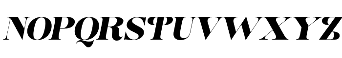 DynastiDisplay-Oblique Font UPPERCASE