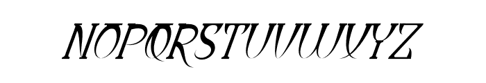 Dynastic Italic Font LOWERCASE