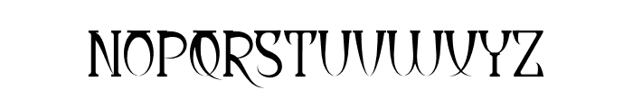 Dynastic Font LOWERCASE