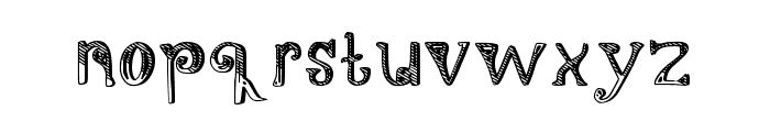 Dynastyan-Halfmoon Font LOWERCASE