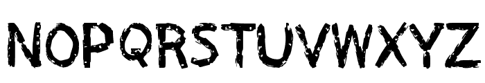 Dystopia Font UPPERCASE