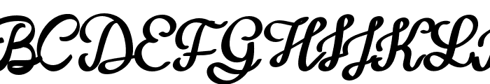 DzuhurPeace-Regular Font UPPERCASE
