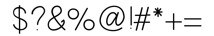 EBSignatureBlend Font OTHER CHARS
