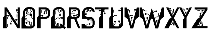 ECTRON Alternate Font UPPERCASE