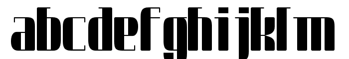 EDGER-Regular Font LOWERCASE