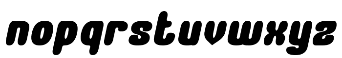 EFFORTLESS Bold Italic Font LOWERCASE