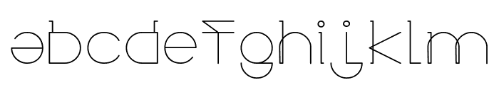 ELECTRIC CITY Font LOWERCASE