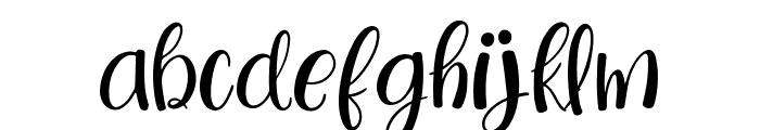 ELIZABETH Regular Font LOWERCASE