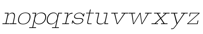 ELOWYN ITALIC Font LOWERCASE