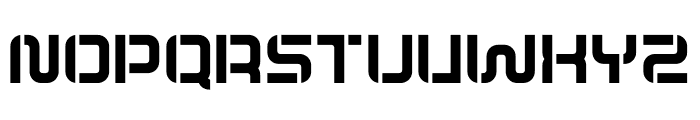 EMOTIQ Stencil Font UPPERCASE