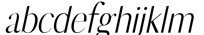 ENEGMA Italic Font LOWERCASE