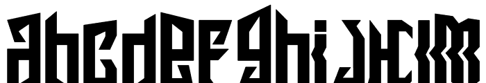 ENO ABSTRACT Font LOWERCASE