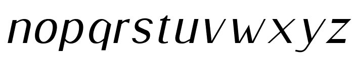 ENTSHA Italic Font LOWERCASE