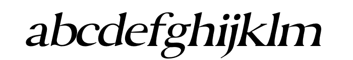 EPIGRAM Italic Font LOWERCASE