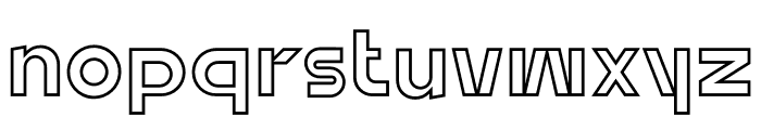 ERF Neot Outline Font LOWERCASE