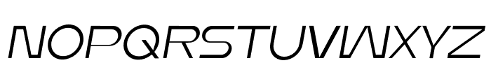ERF Neot Thin Italic Font UPPERCASE