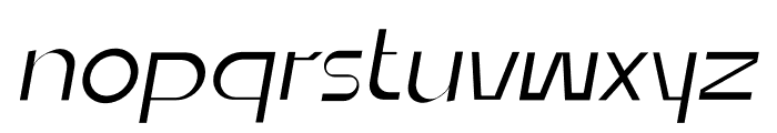ERF Neot Thin Italic Font LOWERCASE