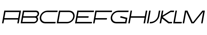 ERF Tars Medium Italic Font UPPERCASE