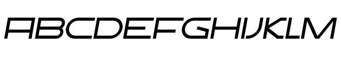 ERF Tars Semi Bold Italic Font UPPERCASE