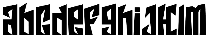 ERIOCK Font LOWERCASE