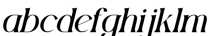 ERYTHA Italic Font LOWERCASE