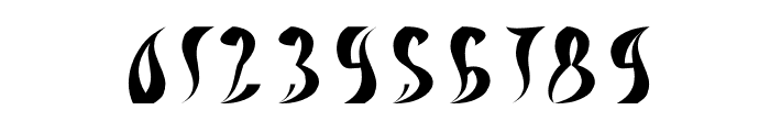ETERNAL FLAME Italic Font OTHER CHARS