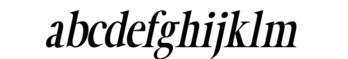 ETHIER Italic Font LOWERCASE