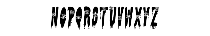 EVIL EYE II Font LOWERCASE