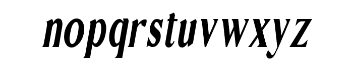 EXTRASerif-Italic Font LOWERCASE