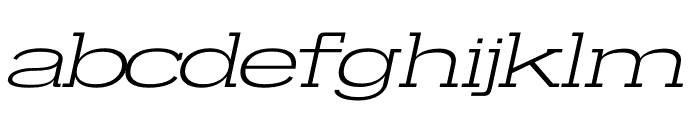 EXTREME Italic Font LOWERCASE