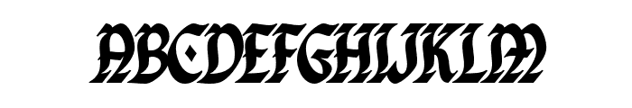 Eachtra-Italic Font UPPERCASE