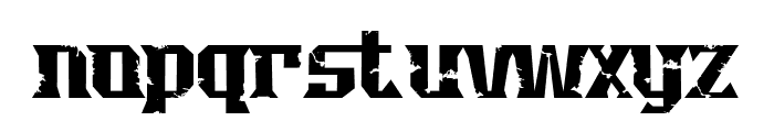 Eaglefly Rough Font LOWERCASE