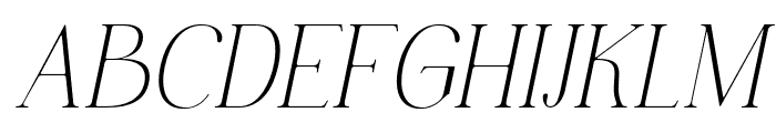 Earfline-Italic Font UPPERCASE