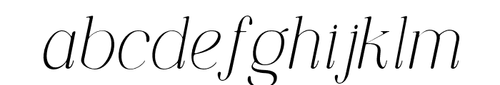 Earfline-Italic Font LOWERCASE
