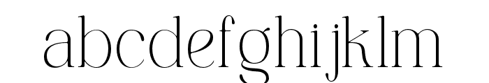 Earfline-Regular Font LOWERCASE