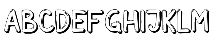 Early 3D Regular Font UPPERCASE