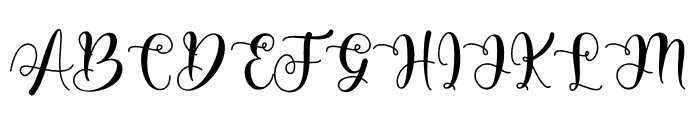 Early Christmas Font UPPERCASE