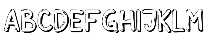 Early Extrude Font UPPERCASE