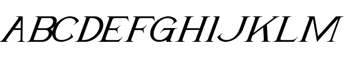 Early Goal Italic Font LOWERCASE