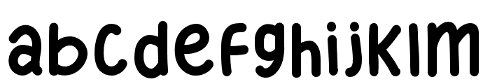 Early Regular Font LOWERCASE