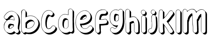 Early Shadow Regular Font LOWERCASE
