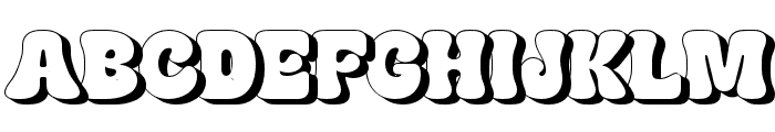 EarlyQuake-Extrude Font UPPERCASE