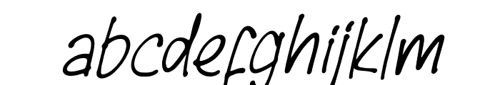 Earlybird Playful Italic Font LOWERCASE